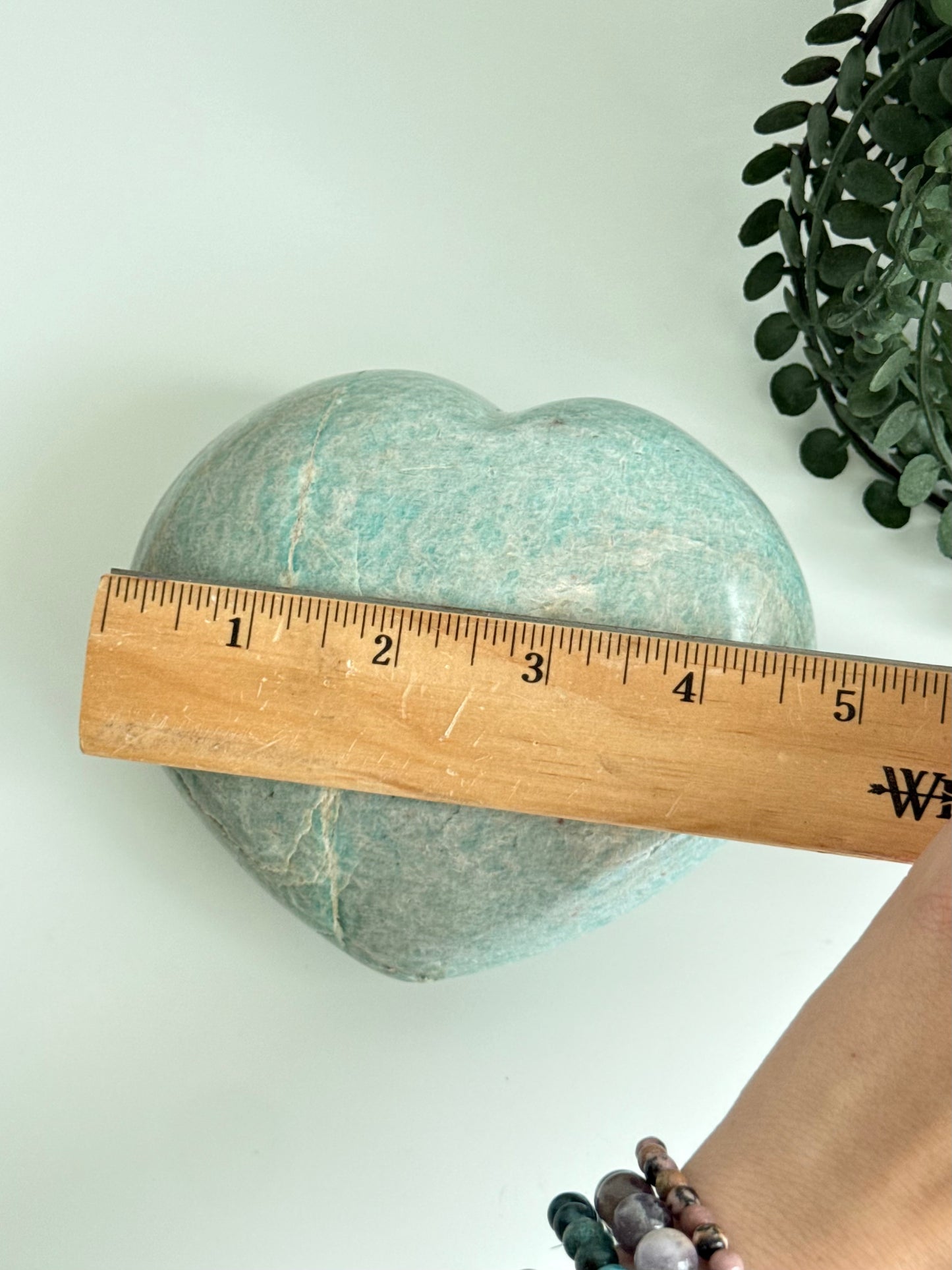 Amazonite Heart