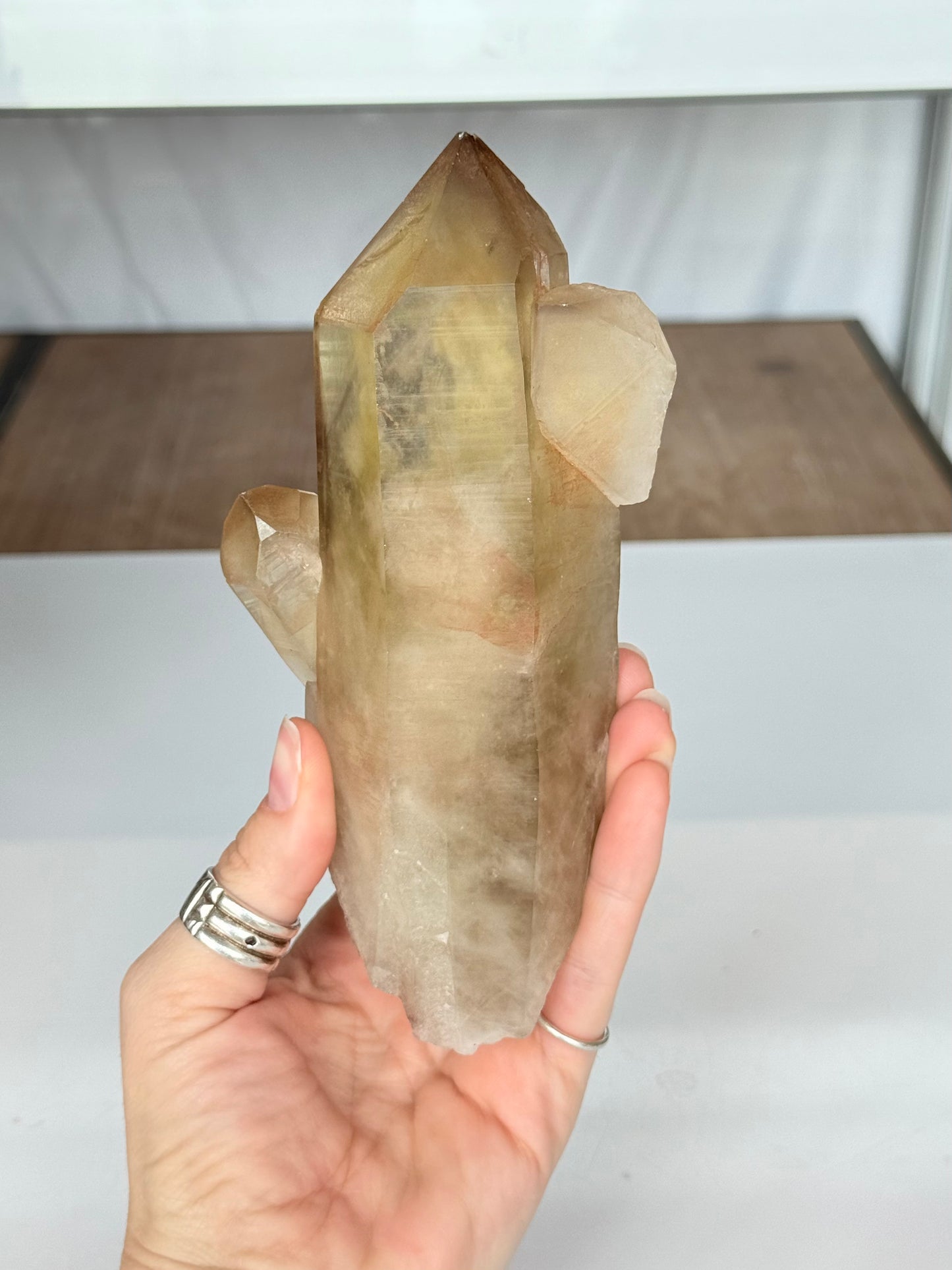 Natural Citrine Phantom Formation Point