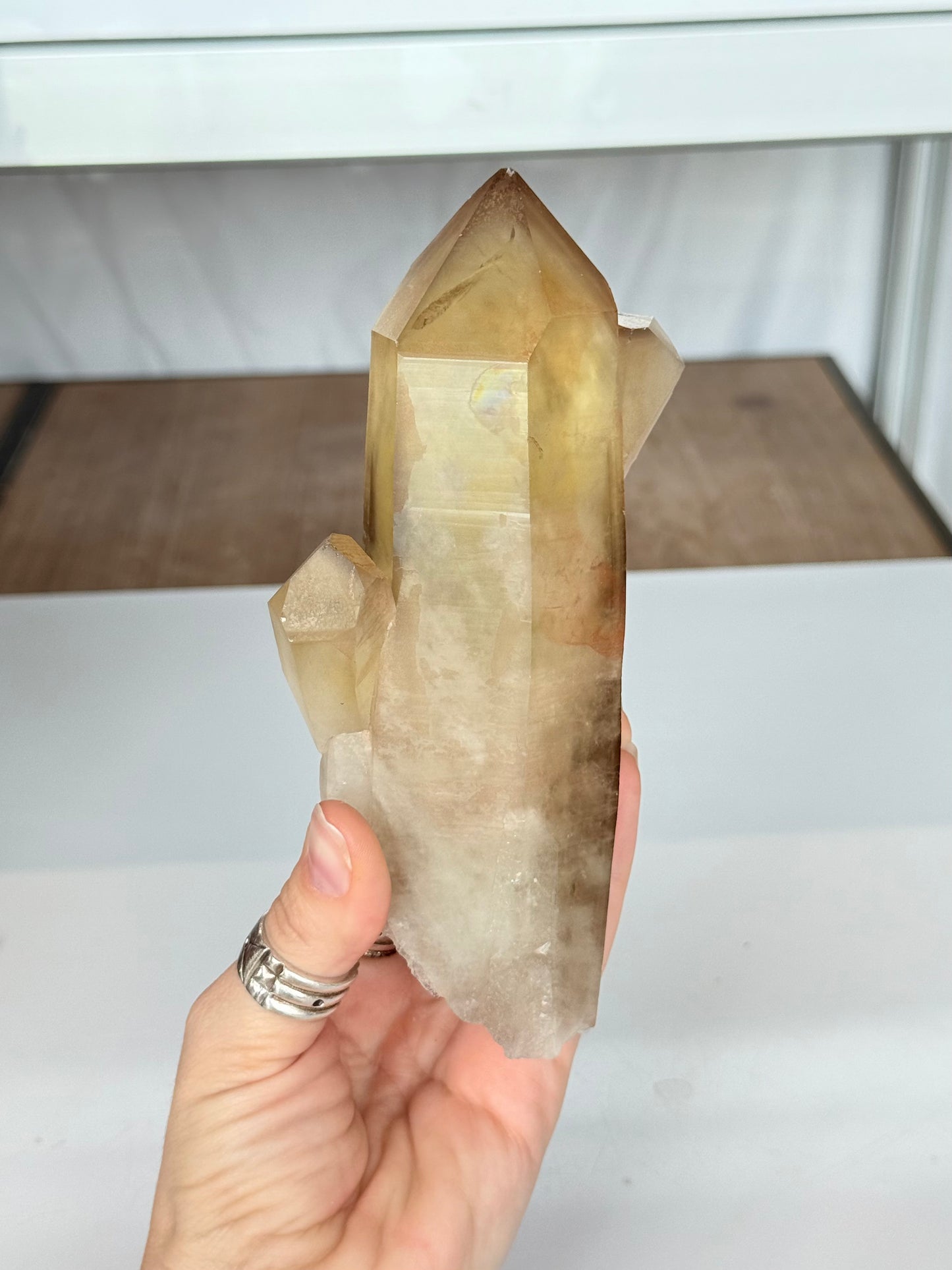 Natural Citrine Phantom Formation Point