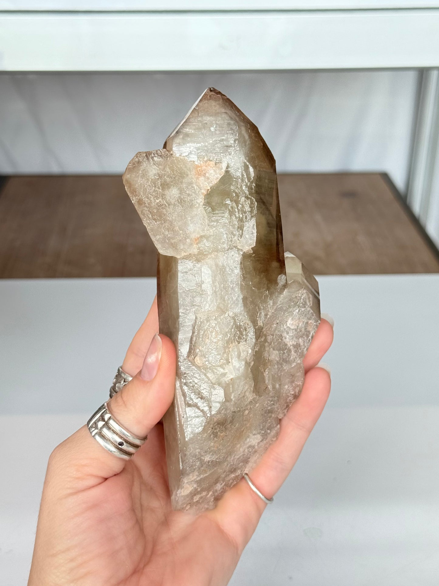 Natural Citrine Phantom Formation Point