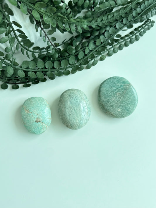 Amazonite Palm Stone - Madagascar