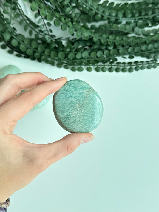 Amazonite Palm Stone - Madagascar