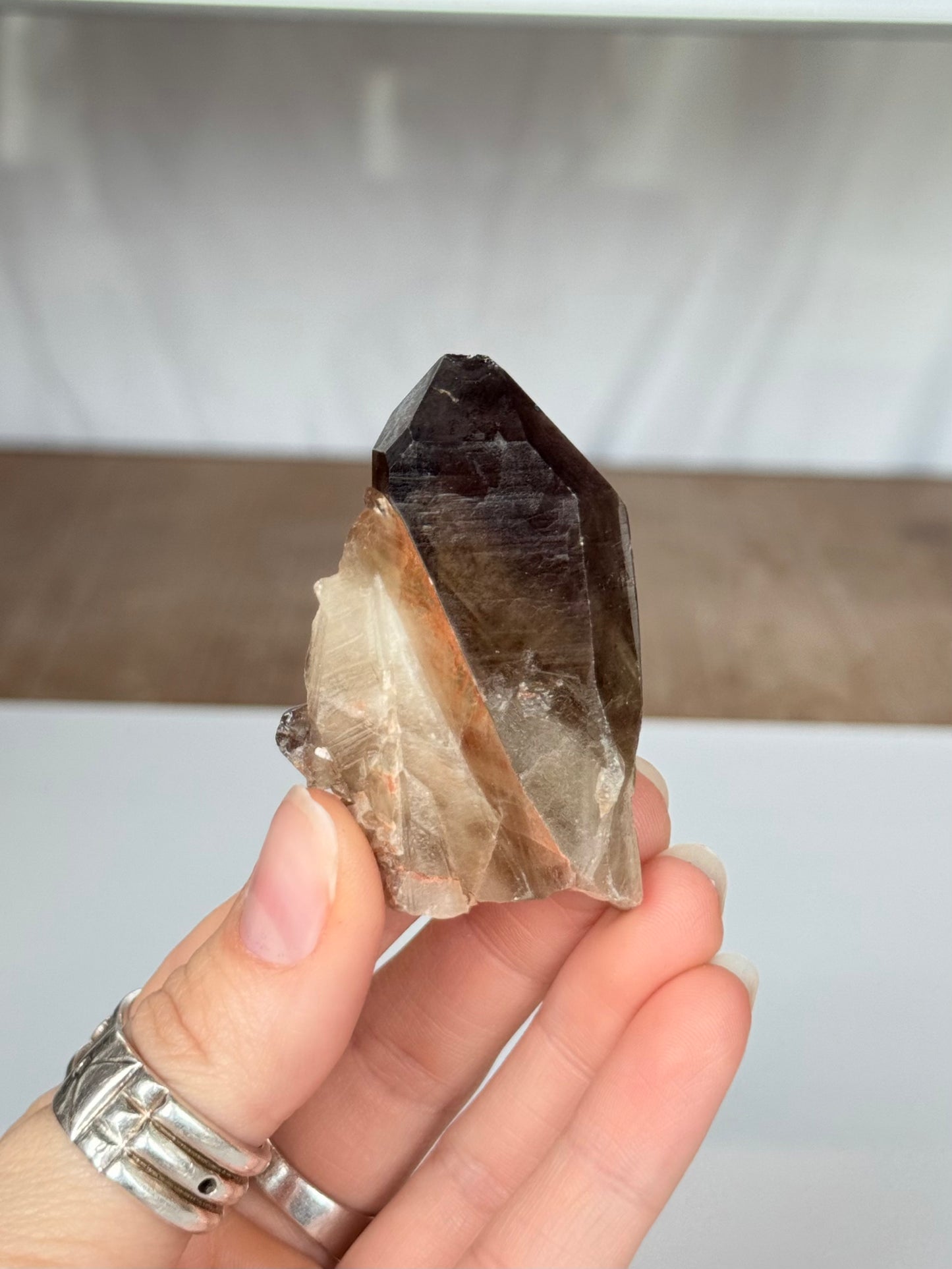 Natural Citrine Phantom Formation Point