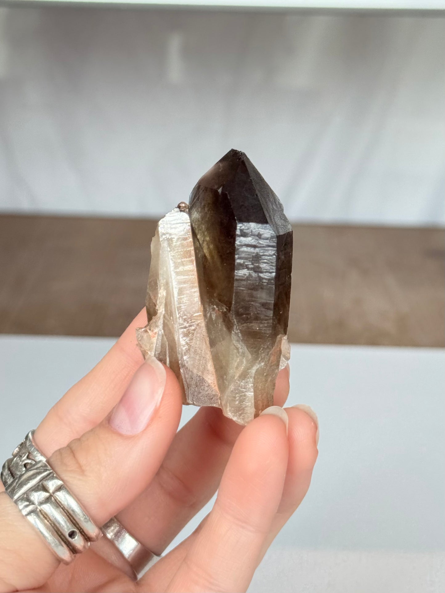 Natural Citrine Phantom Formation Point