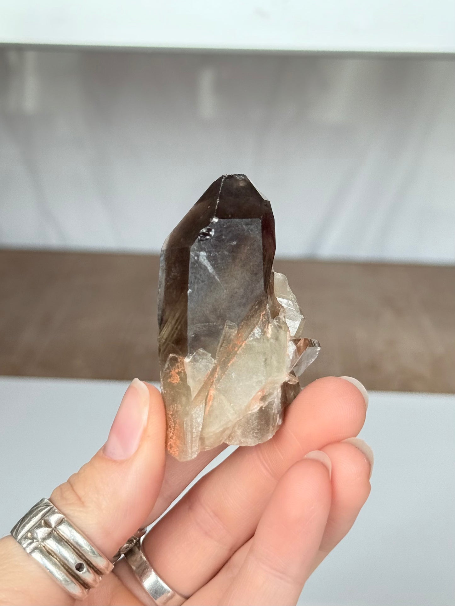 Natural Citrine Phantom Formation Point