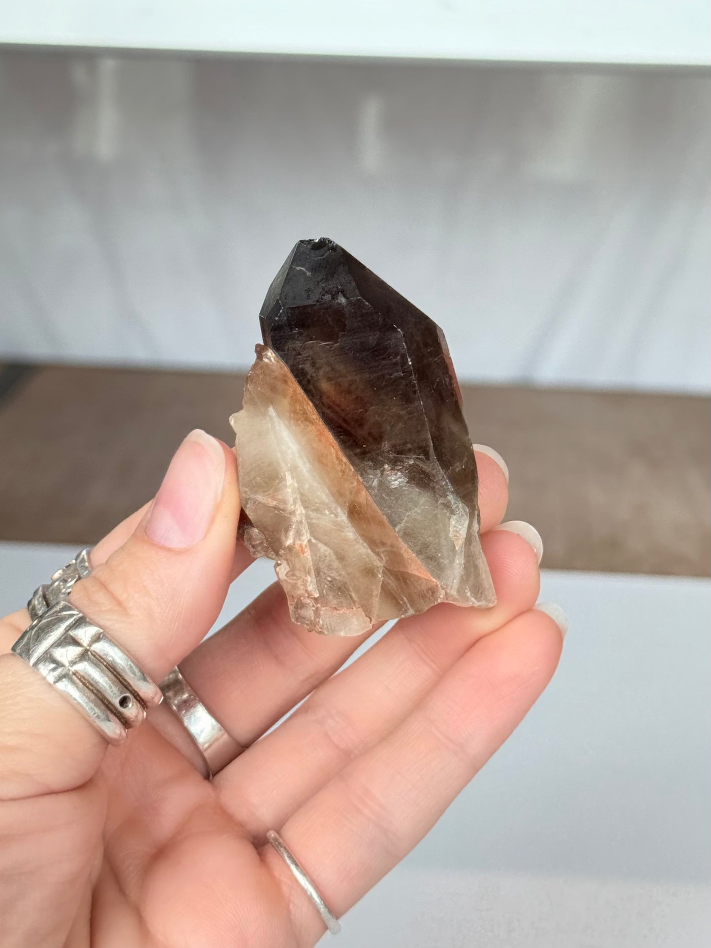 Natural Citrine Phantom Formation Point