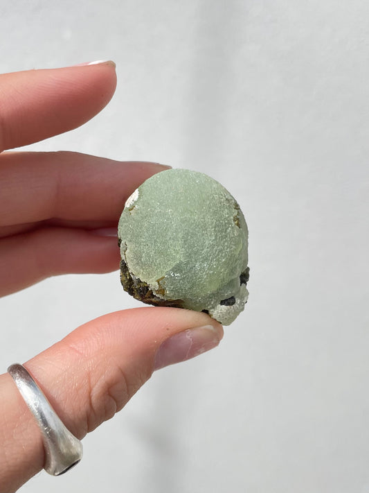 Prehnite/ Epidote Natural Ball