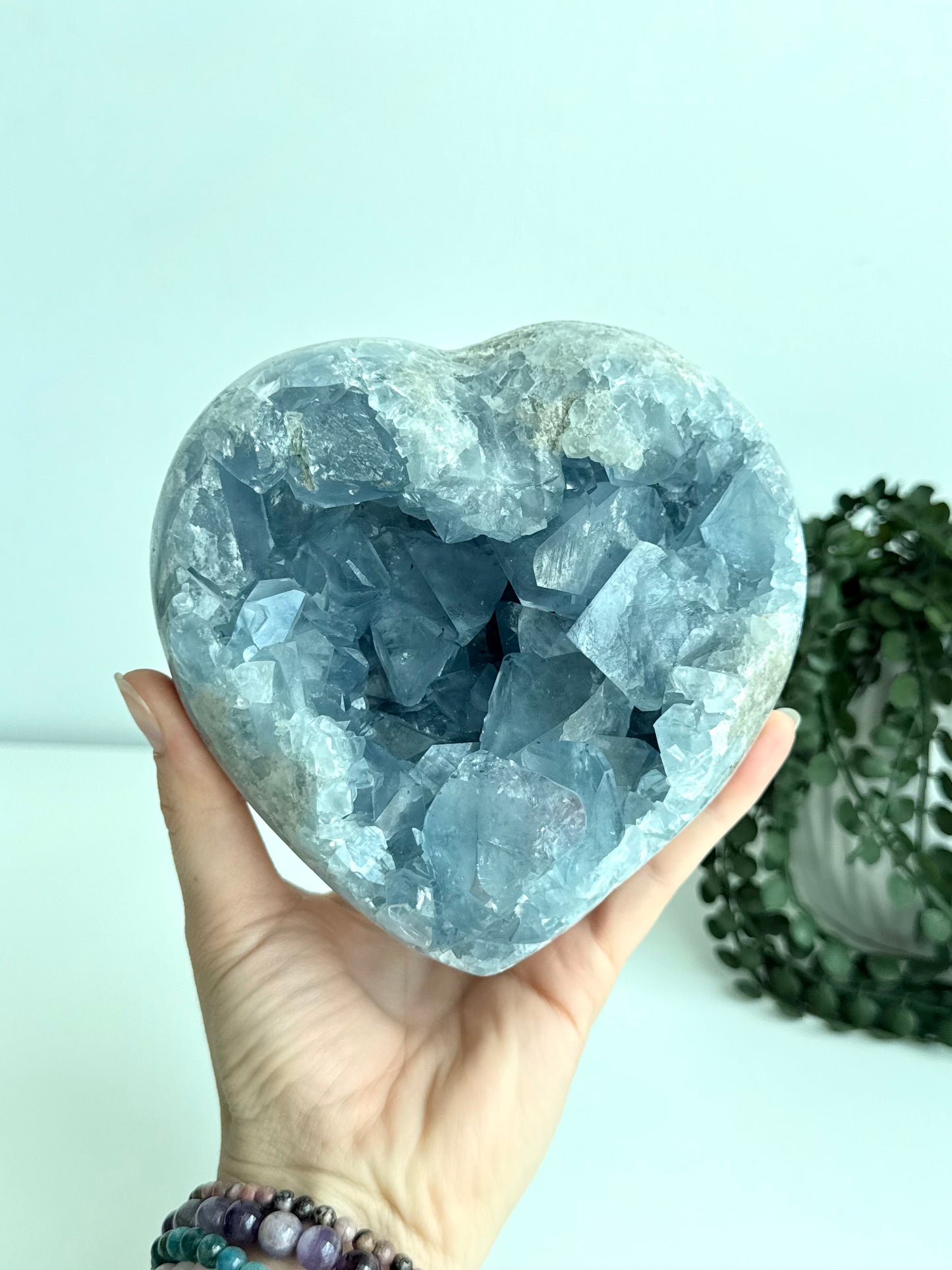Celestite Heart