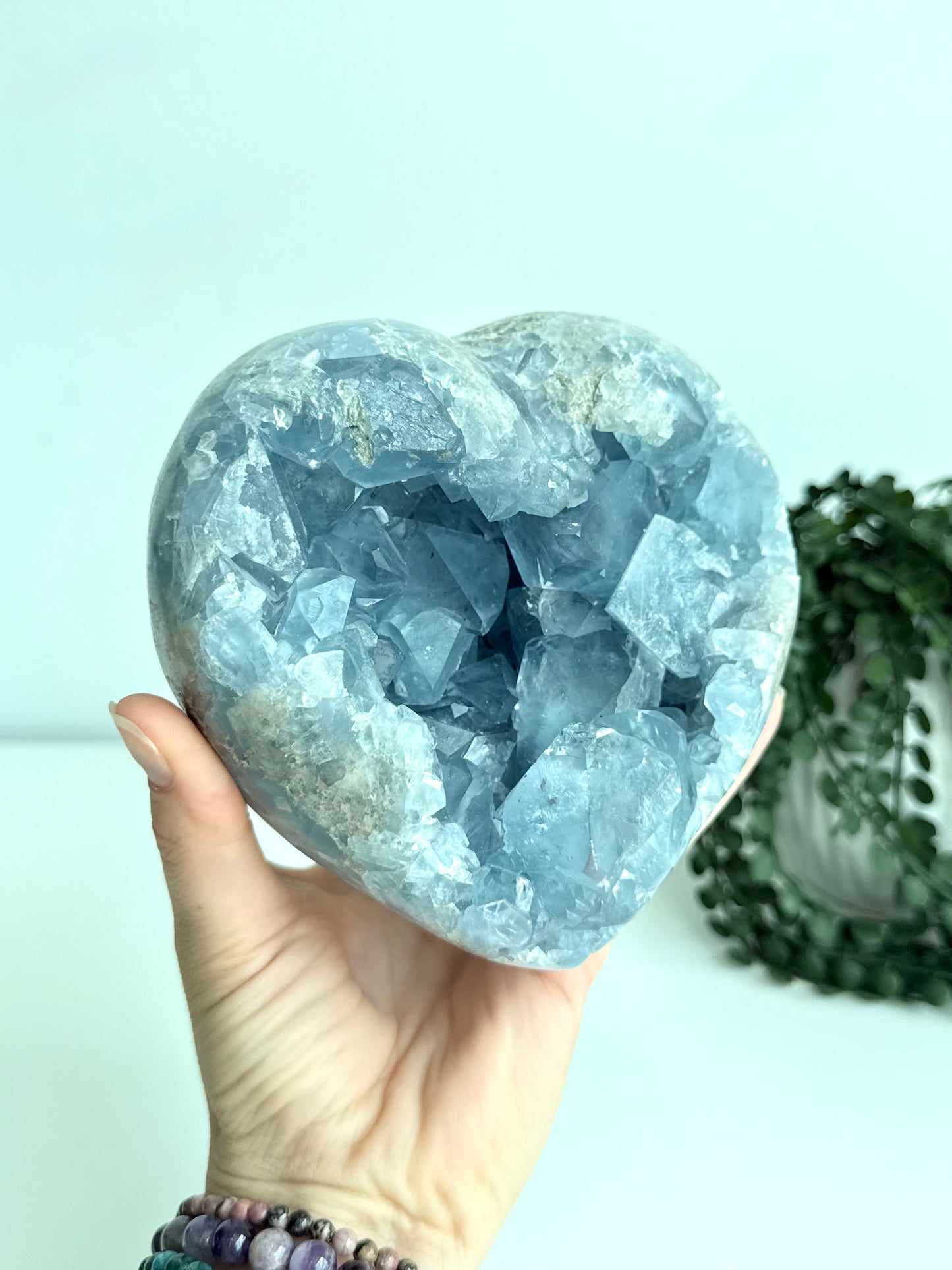 Celestite Heart