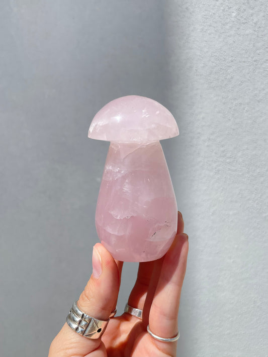 Rose Quartz Mushroom