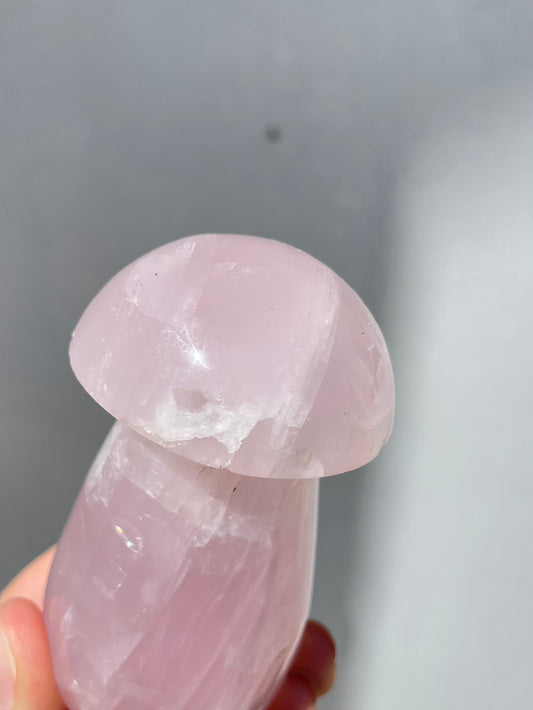 Rose Quartz Mushroom