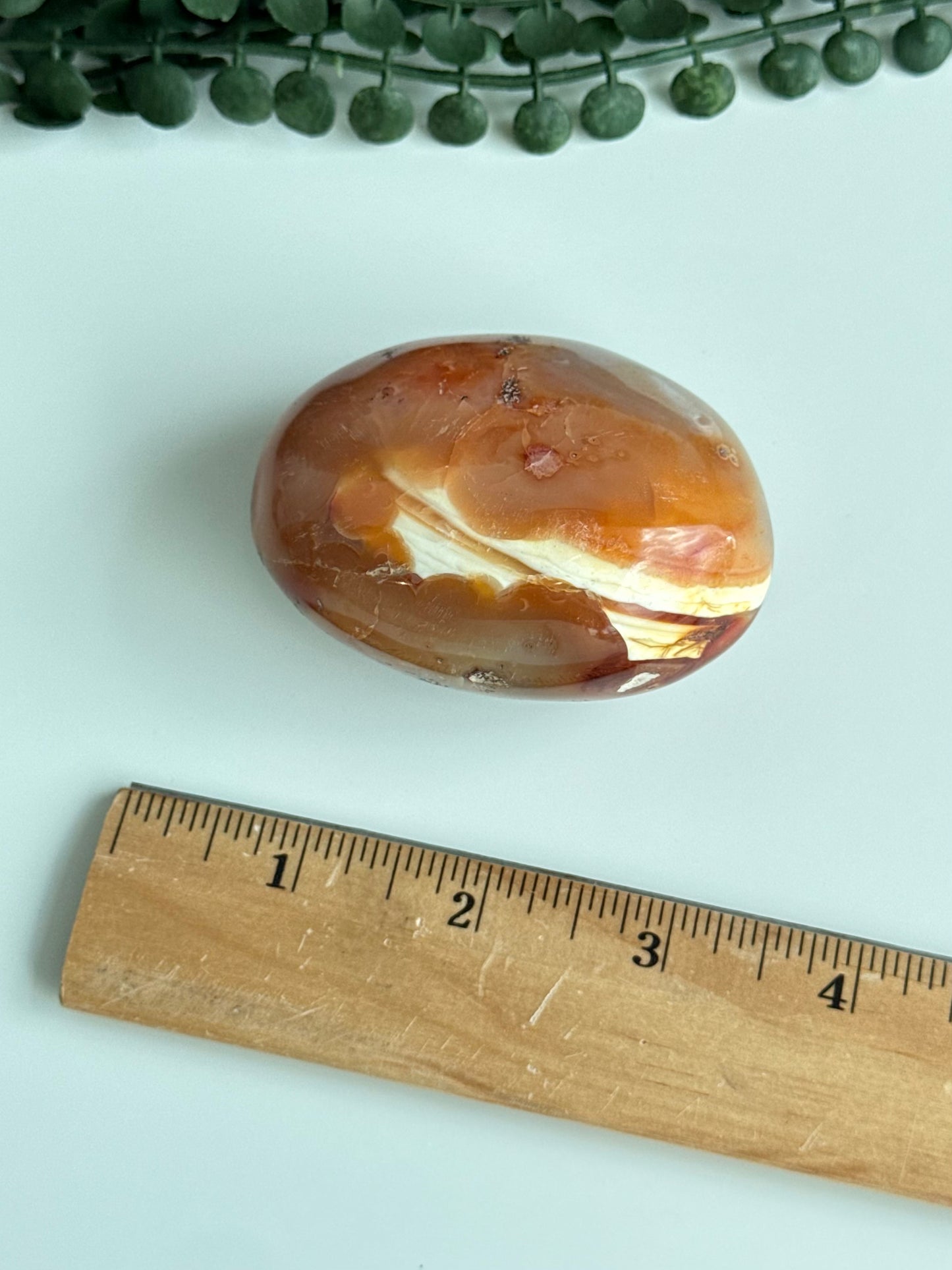 Carnelian Palm Stone