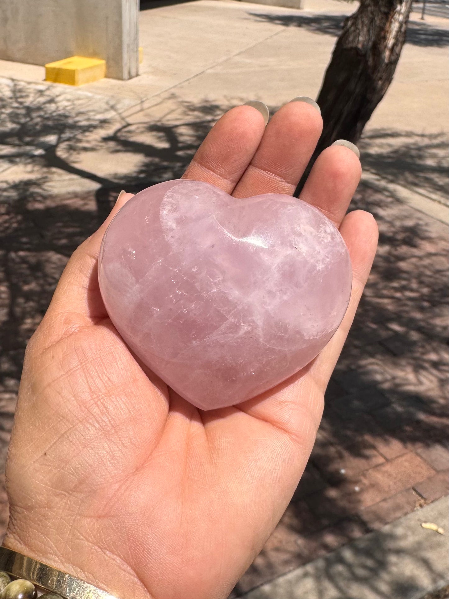 Cuarzo Rosado Corazones