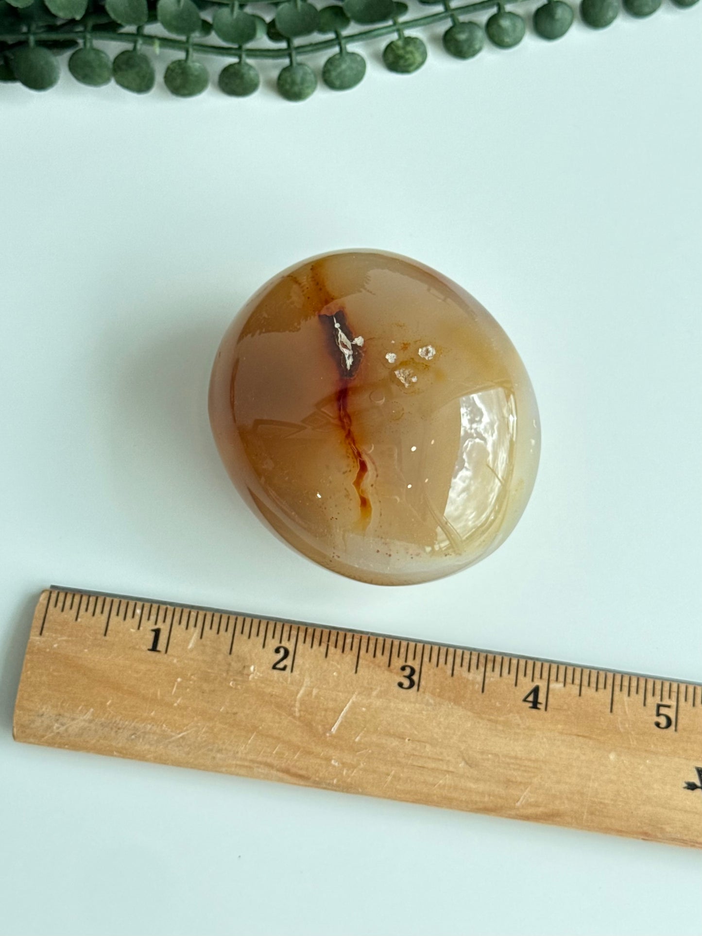 Carnelian Palm Stone