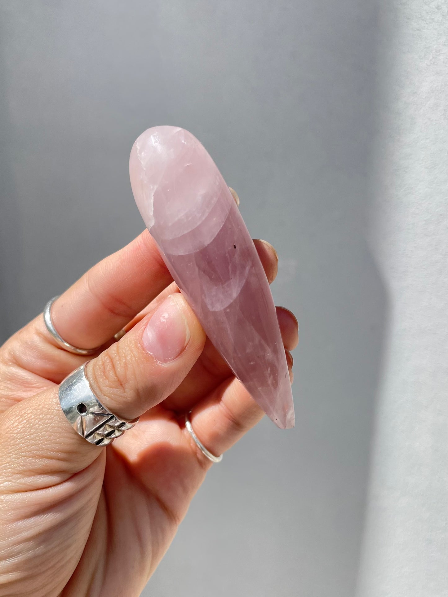 Rose Quartz Small Wand