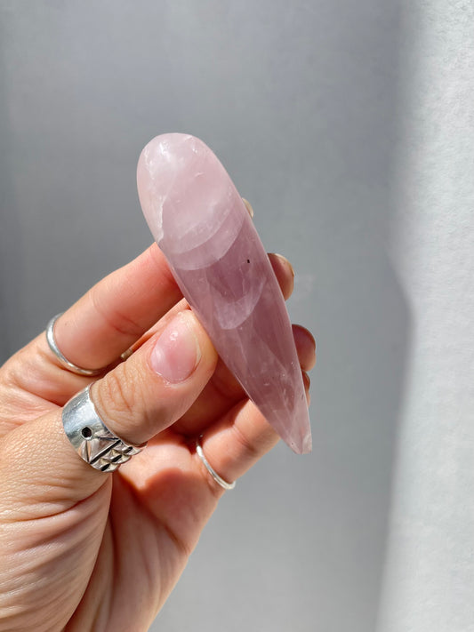 Rose Quartz Small Wand