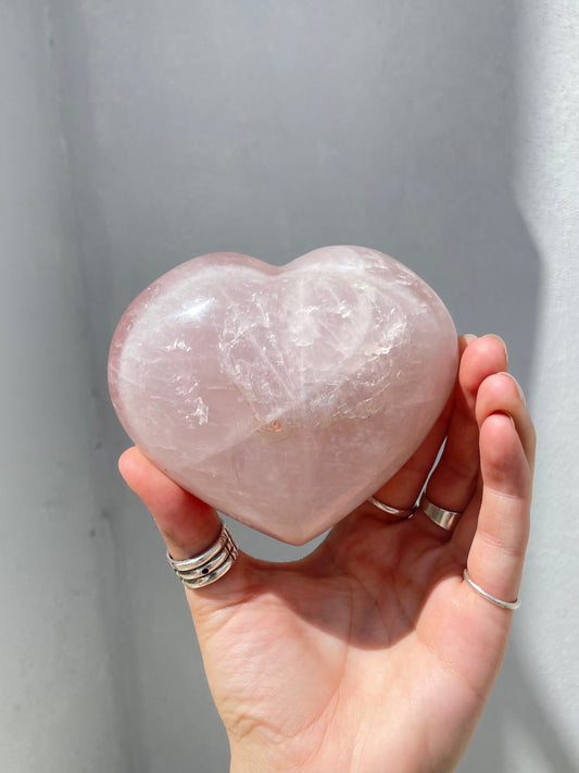 Rose Quartz Heart