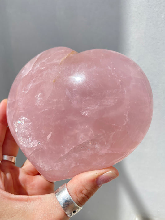 Rose Quartz Heart