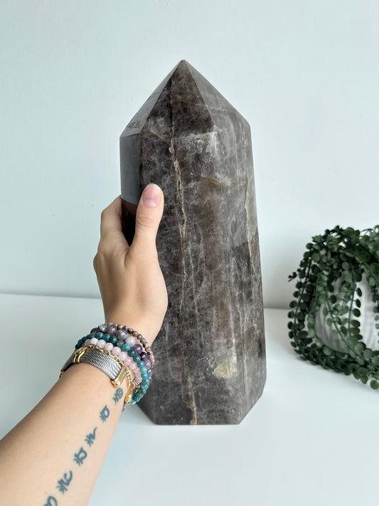 Smoky Quartz Point Large - Madagascar