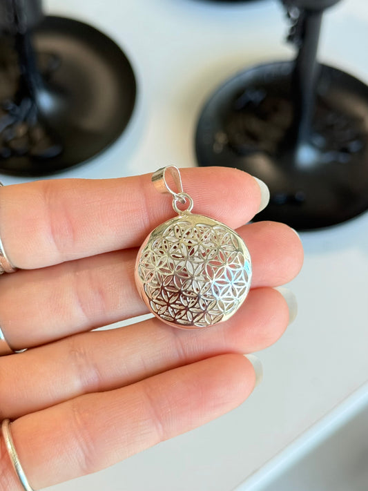 Flower of Life and Tree of Life Pendant