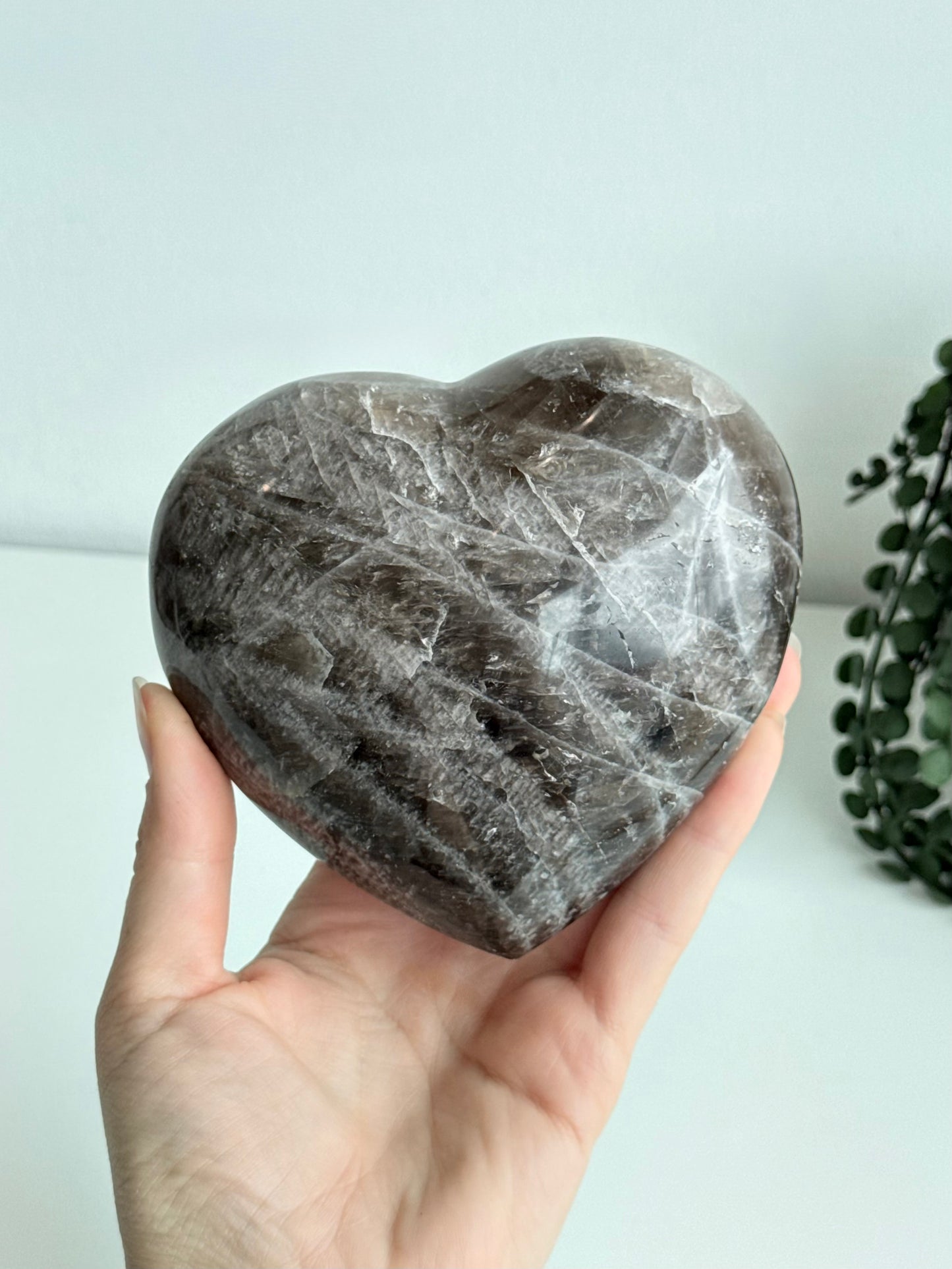 Smoky Quartz Heart - Madagascar