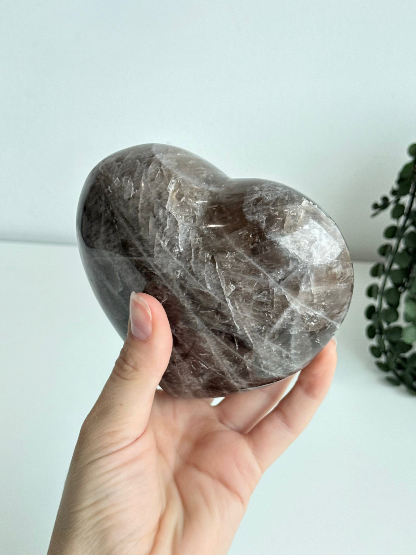 Smoky Quartz Heart - Madagascar