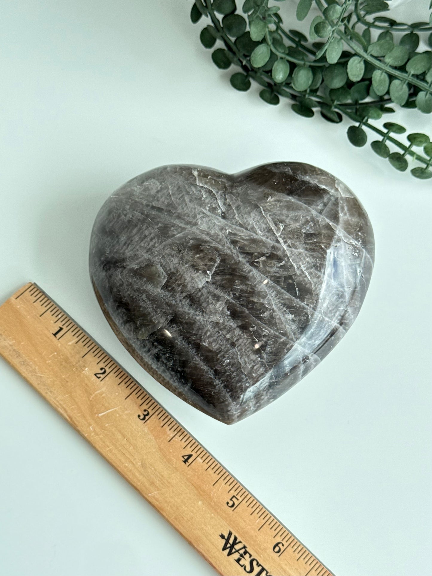 Smoky Quartz Heart - Madagascar