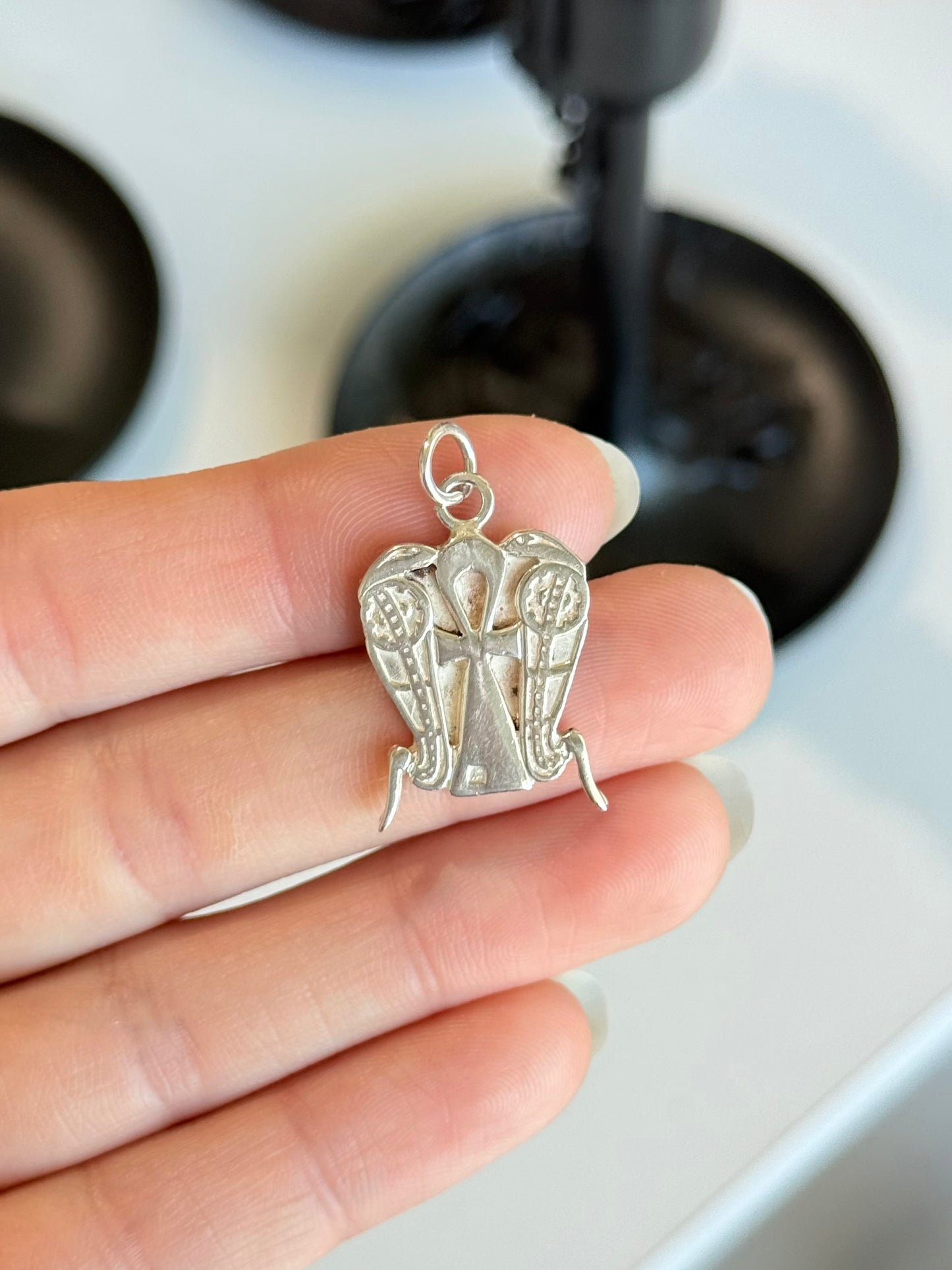 Isis and Ankh Sacred Pendant