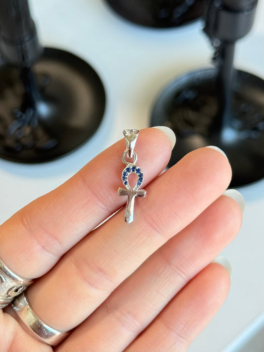Ankh Pendant ( Blue )