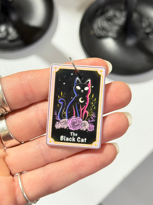 “The Black Cat” Mystic Tarot Pendant