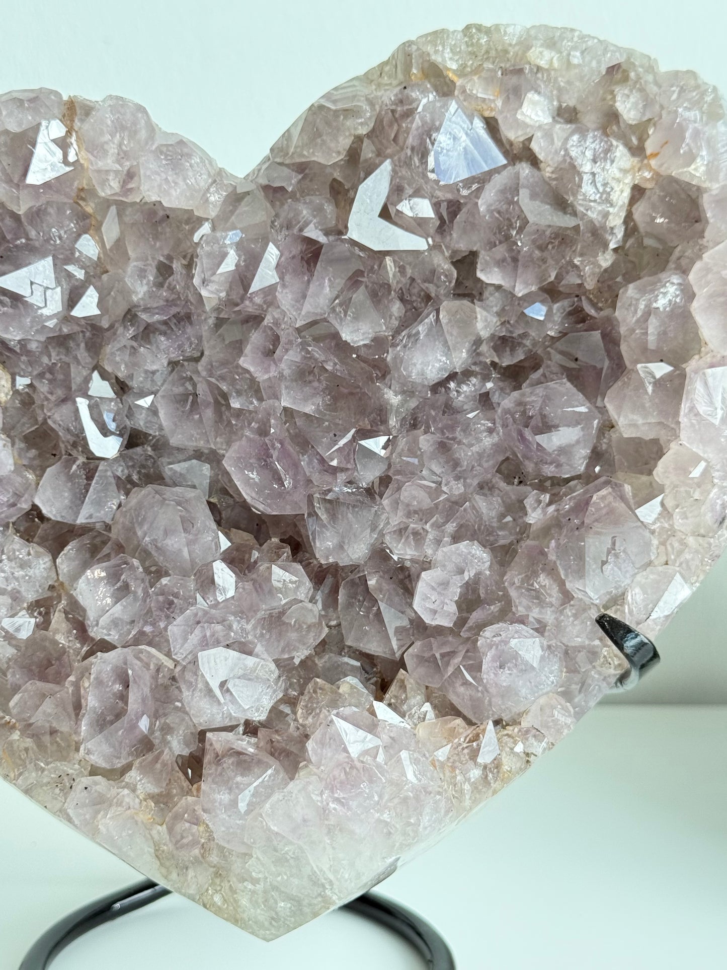 Amethyst Heart On Stand - Brazil