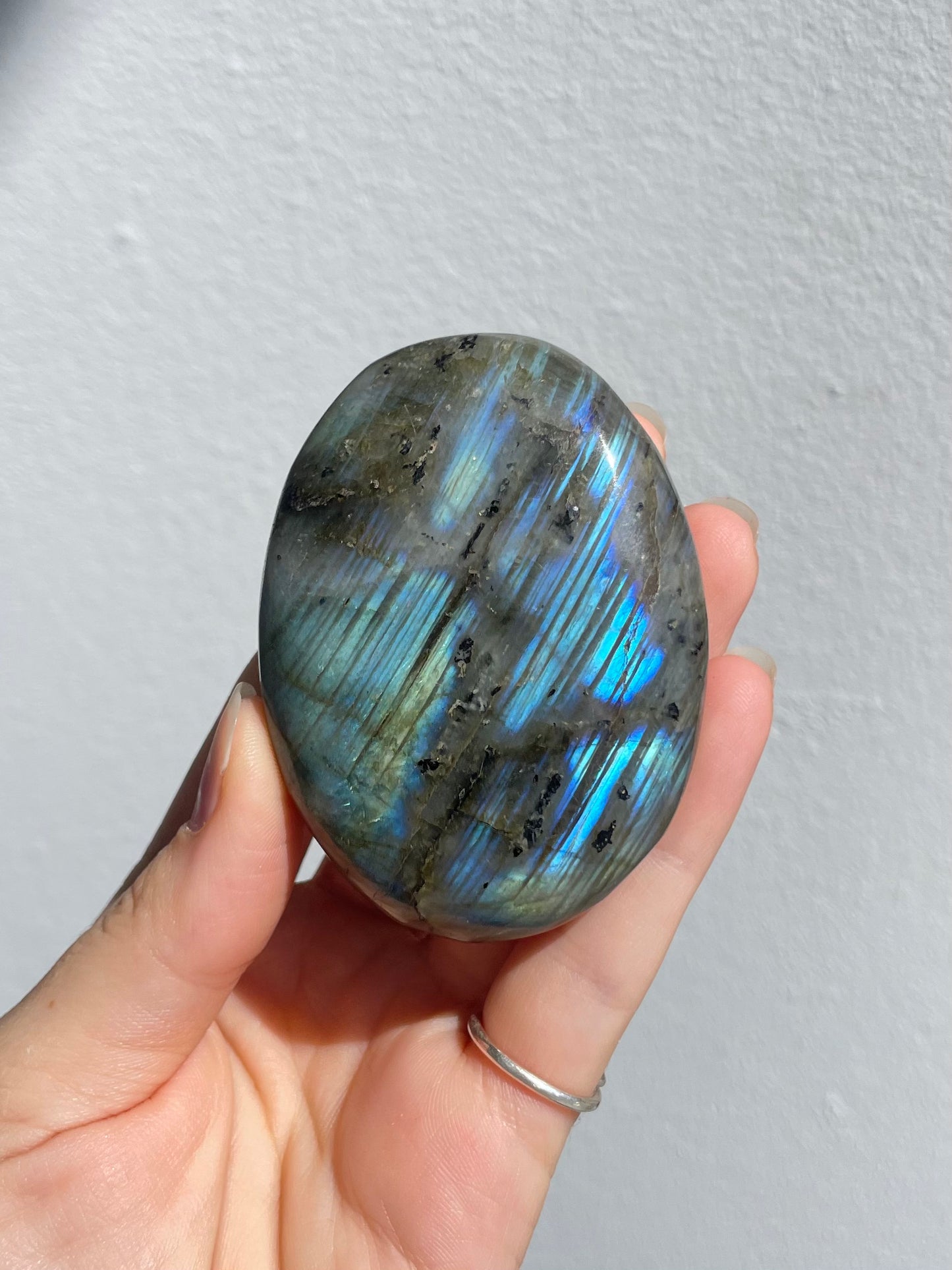 Labradorite Palm Stone