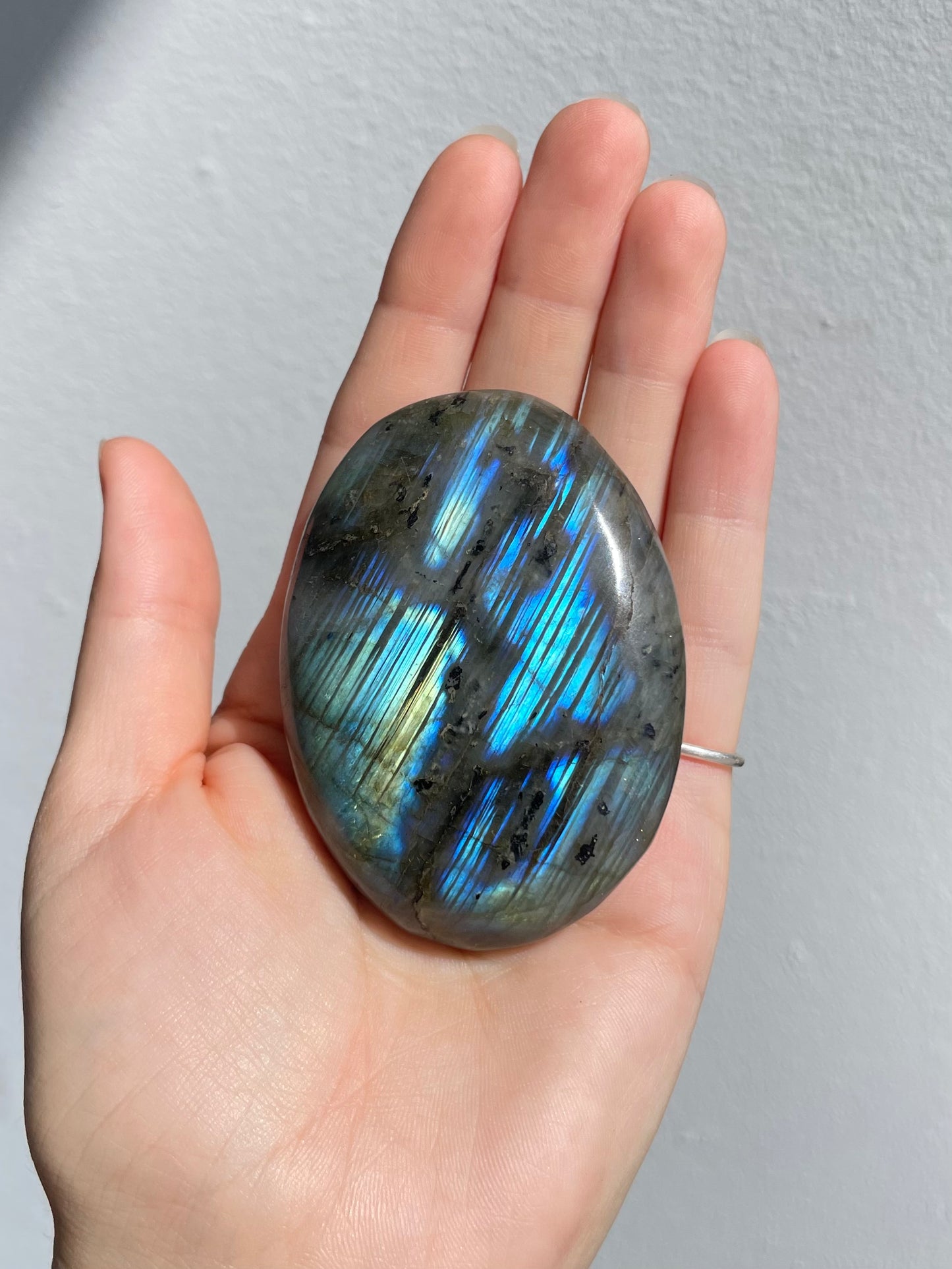 Labradorite Palm Stone