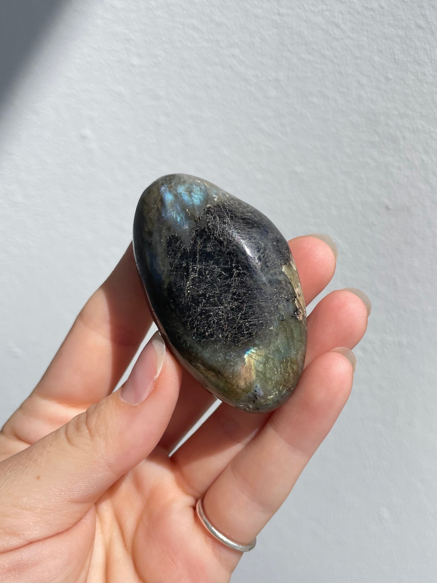 Labradorite Palm Stone