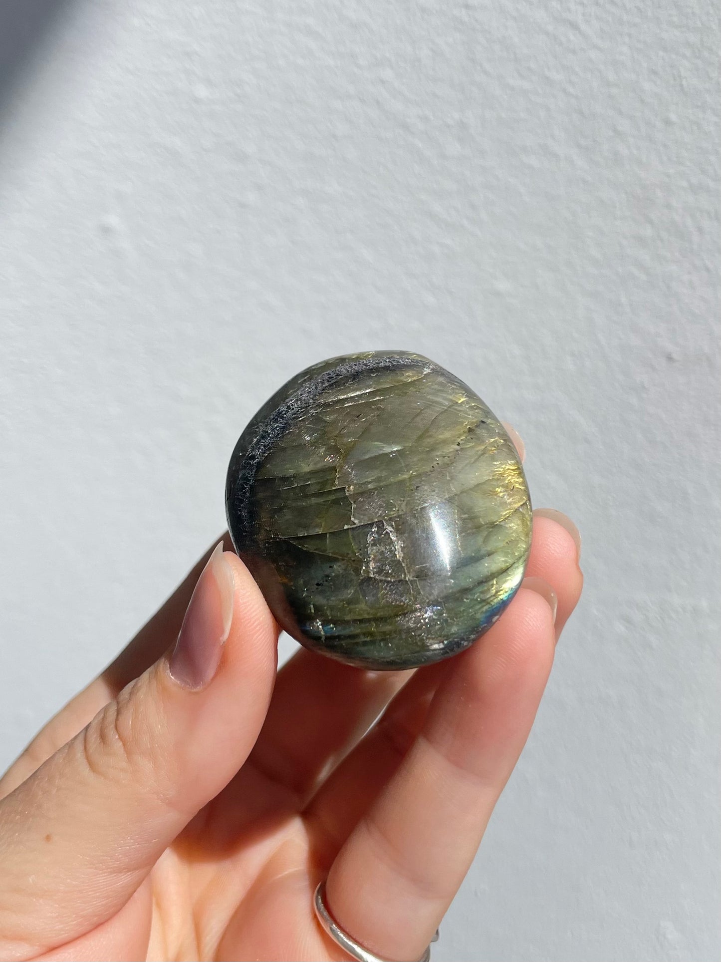 Labradorite Palm Stone