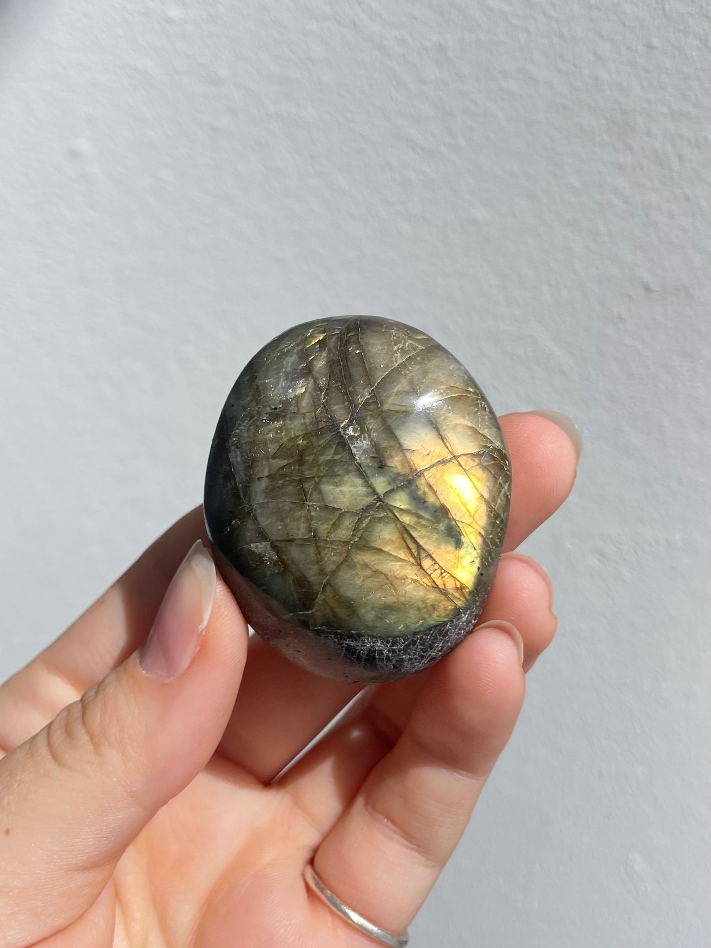 Labradorite Palm Stone