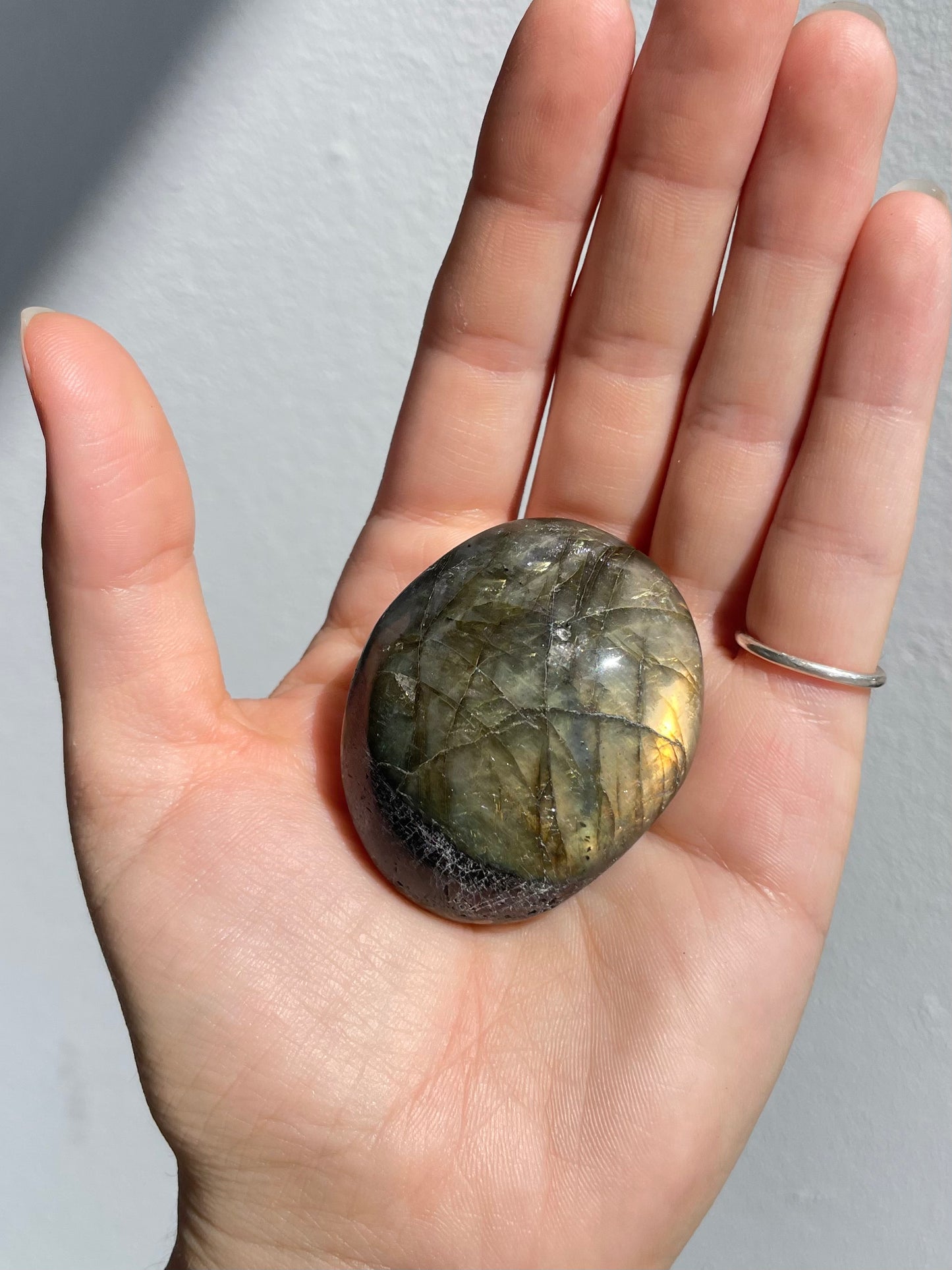 Labradorite Palm Stone