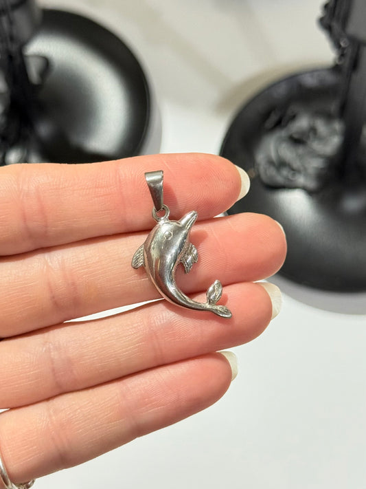 Dolphin Pendant - Stainless Steel