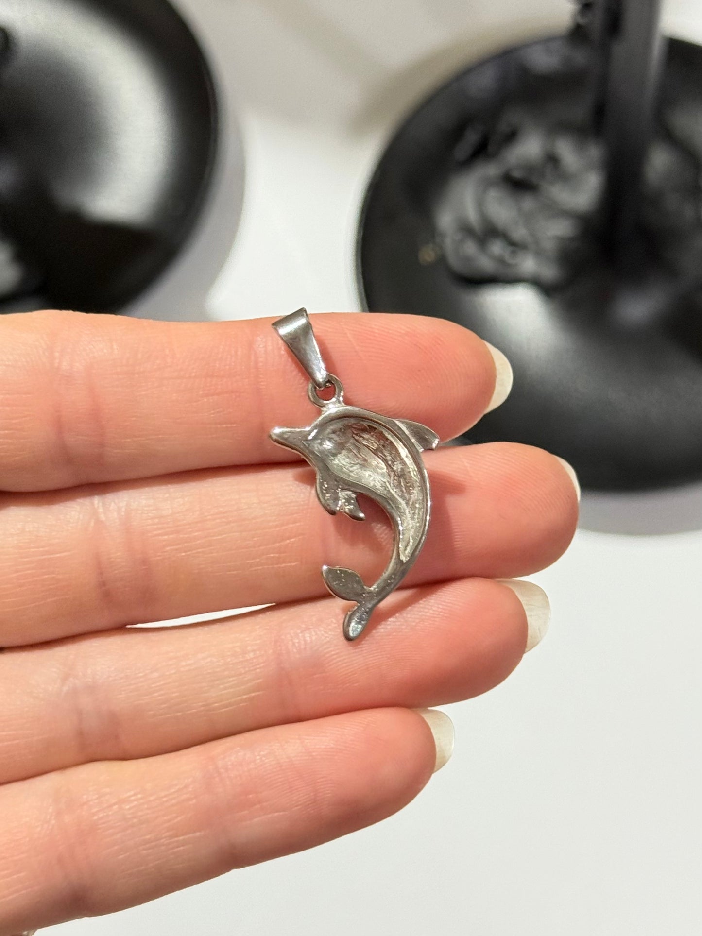 Dolphin Pendant - Stainless Steel