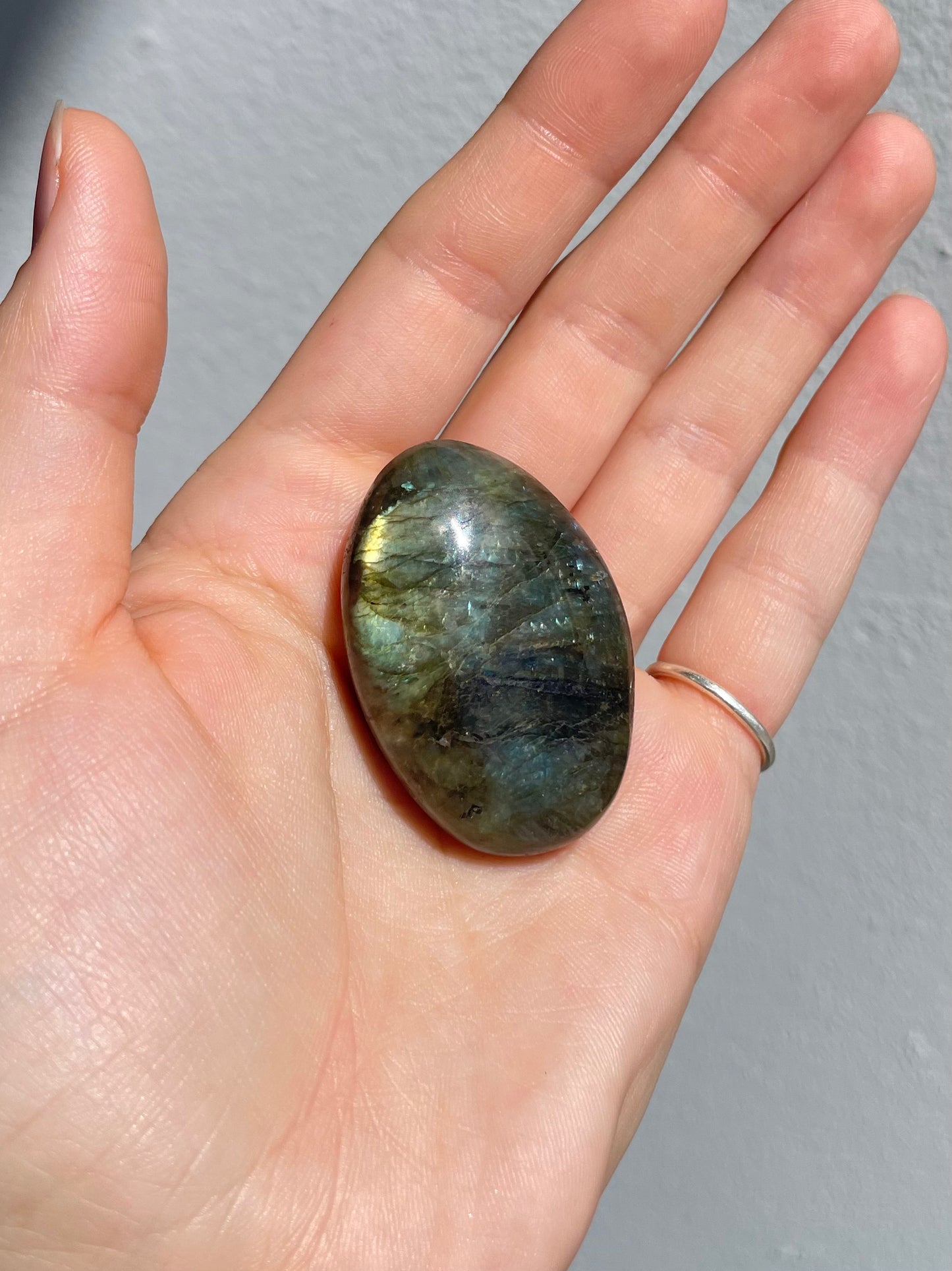 Labradorite Palm Stone