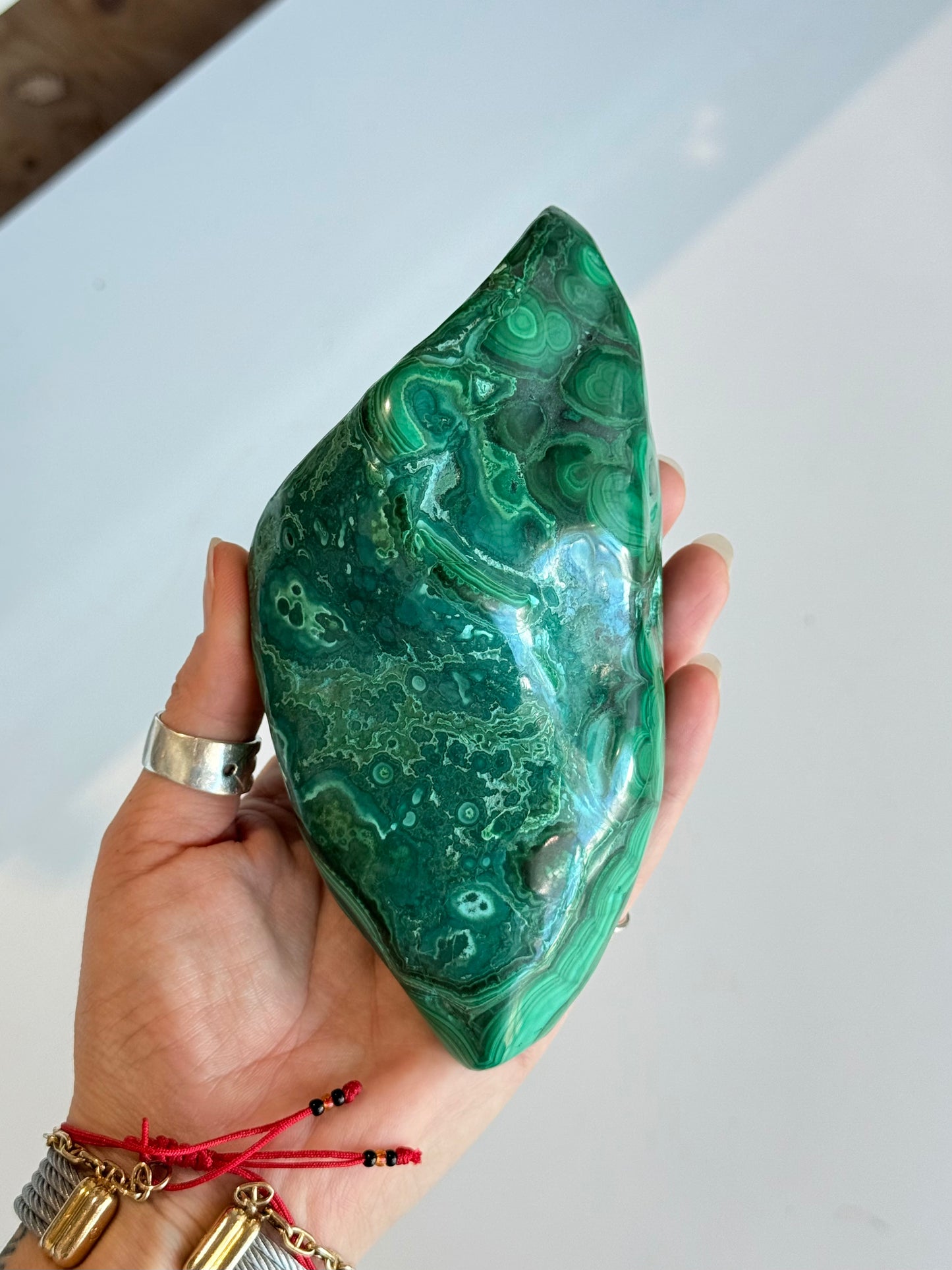 Malachite & Chrysocolla Polished Freeform