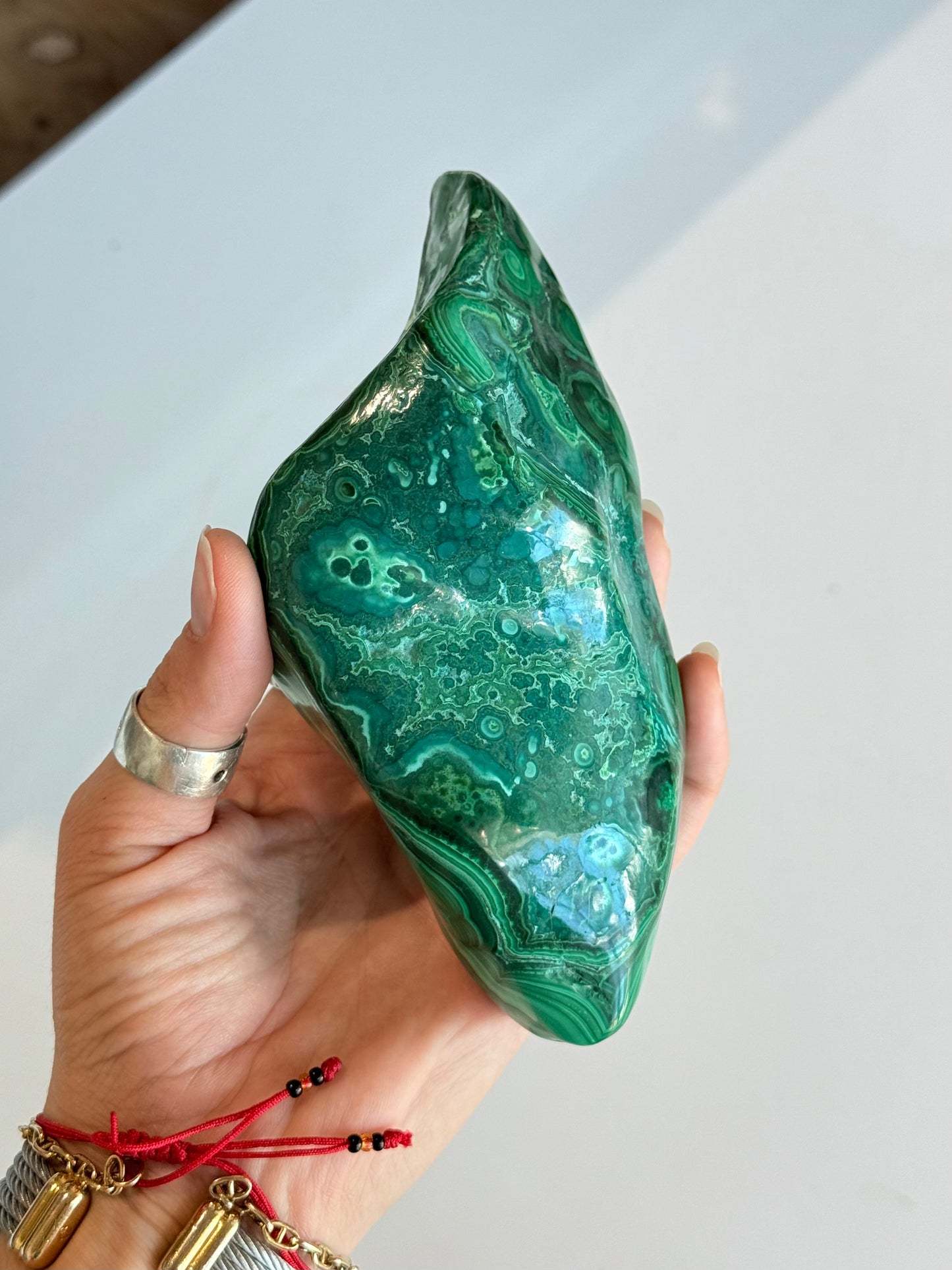Malachite & Chrysocolla Polished Freeform