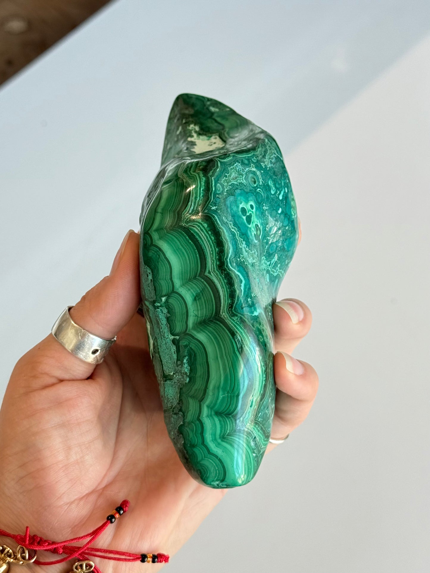 Malachite & Chrysocolla Polished Freeform