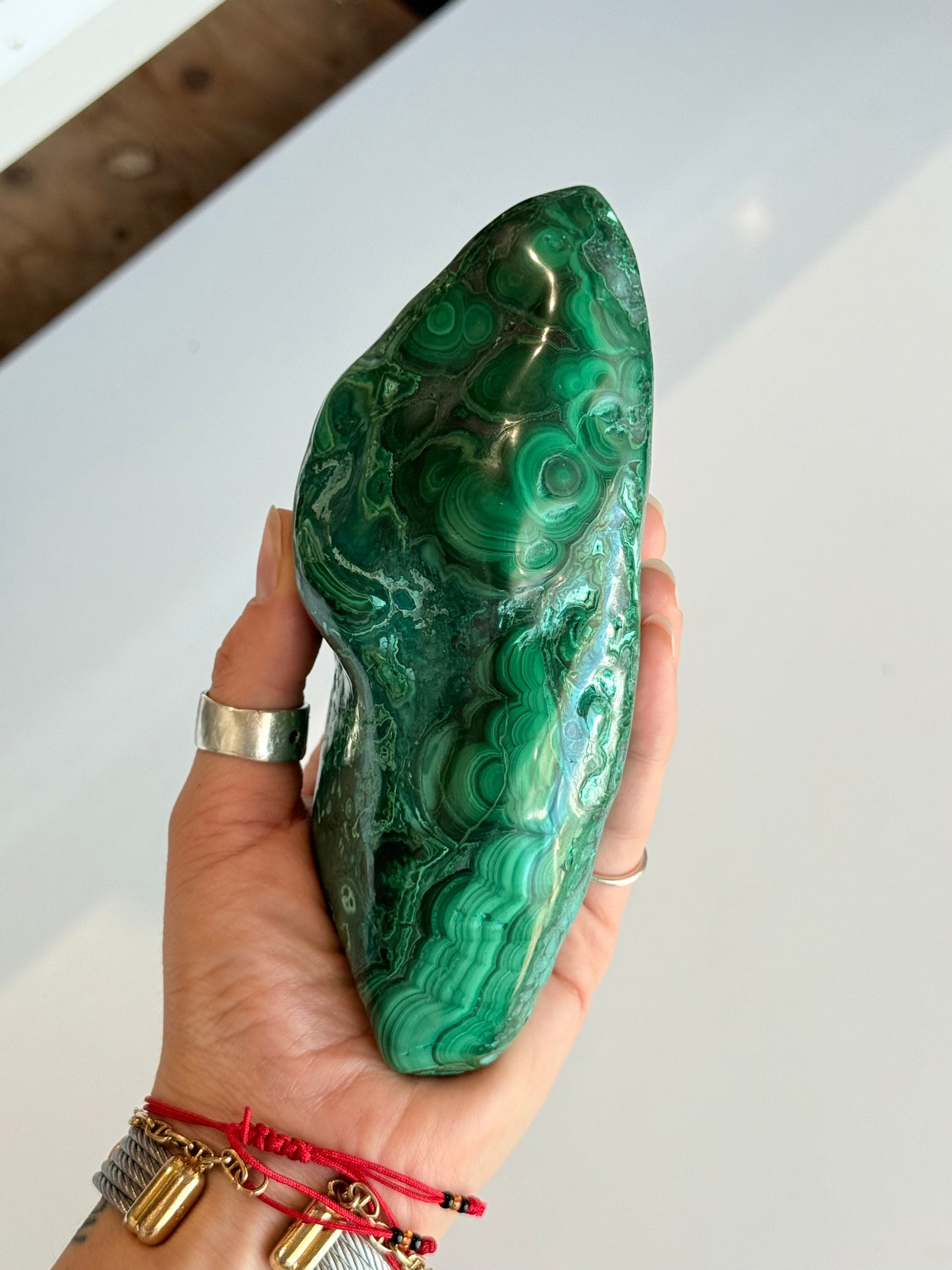 Malachite & Chrysocolla Polished Freeform
