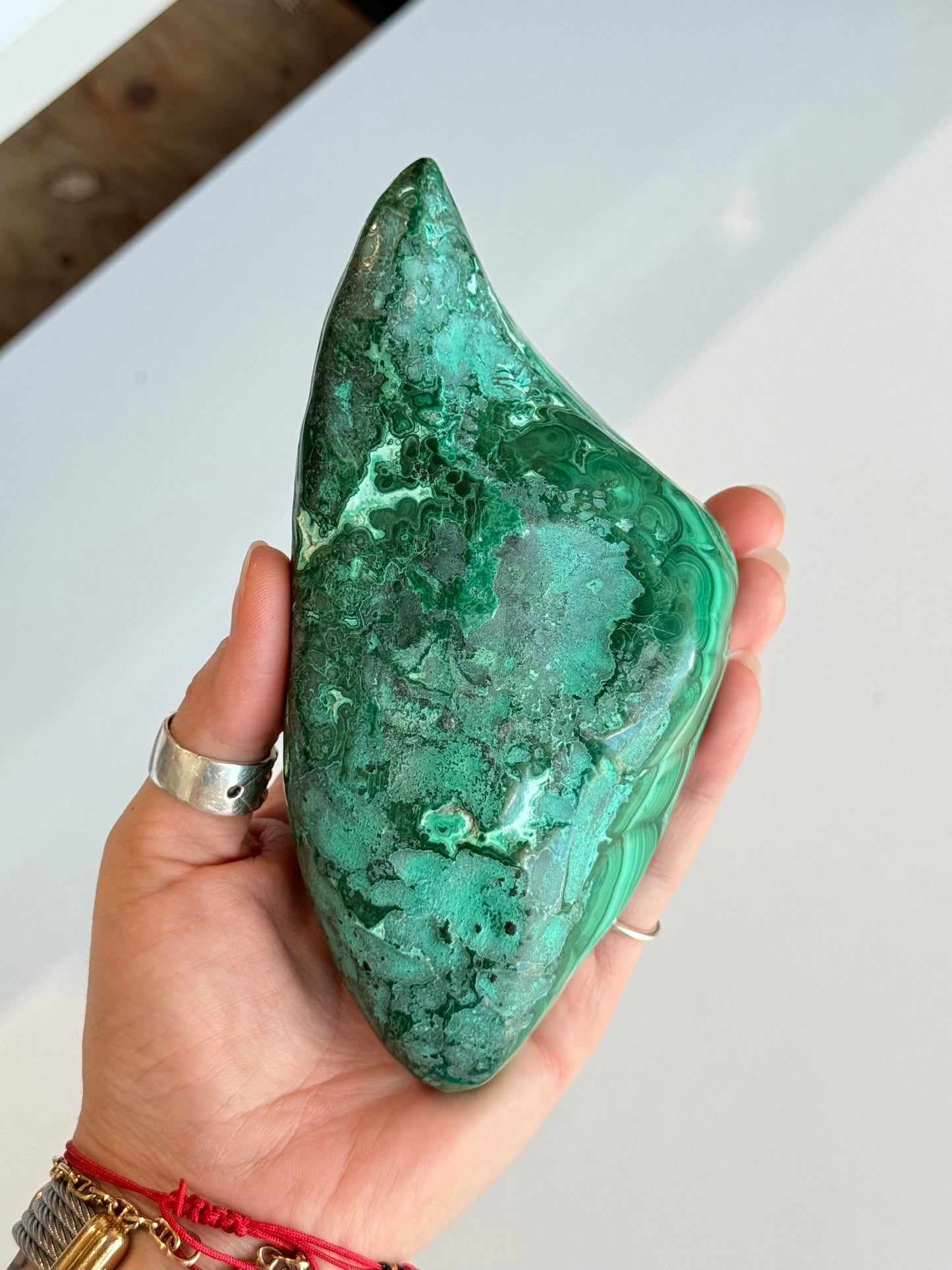 Malachite & Chrysocolla Polished Freeform