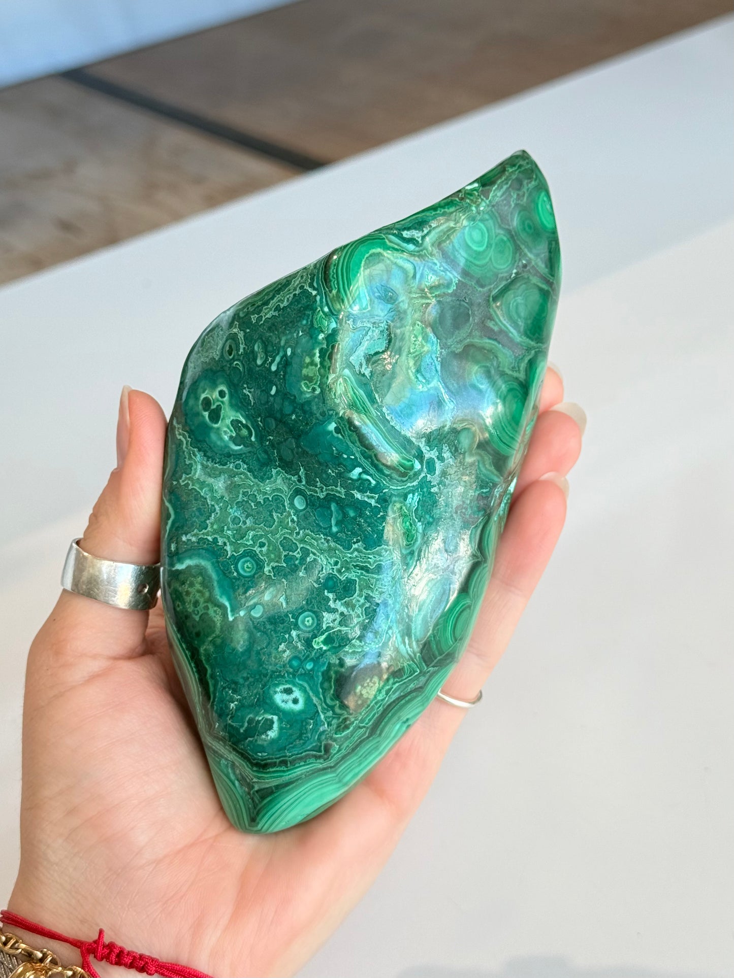 Malachite & Chrysocolla Polished Freeform