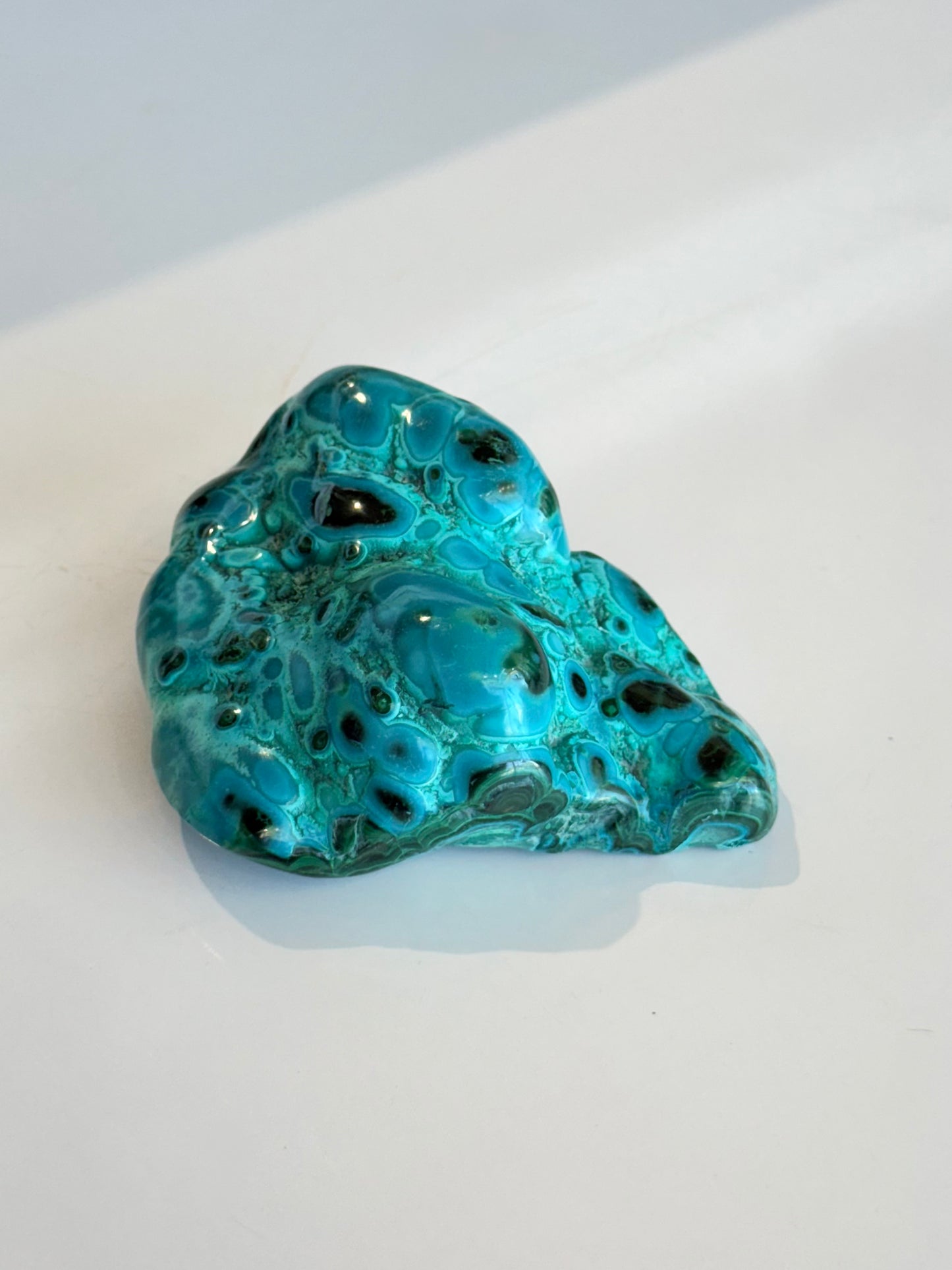 Malachite and chrysocolla ( Polished )