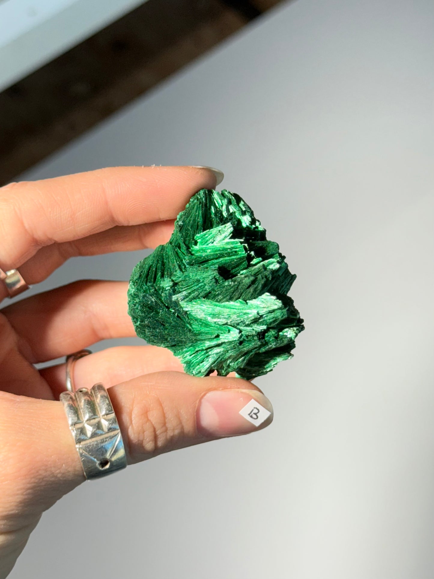 Raw Malachite ( B )
