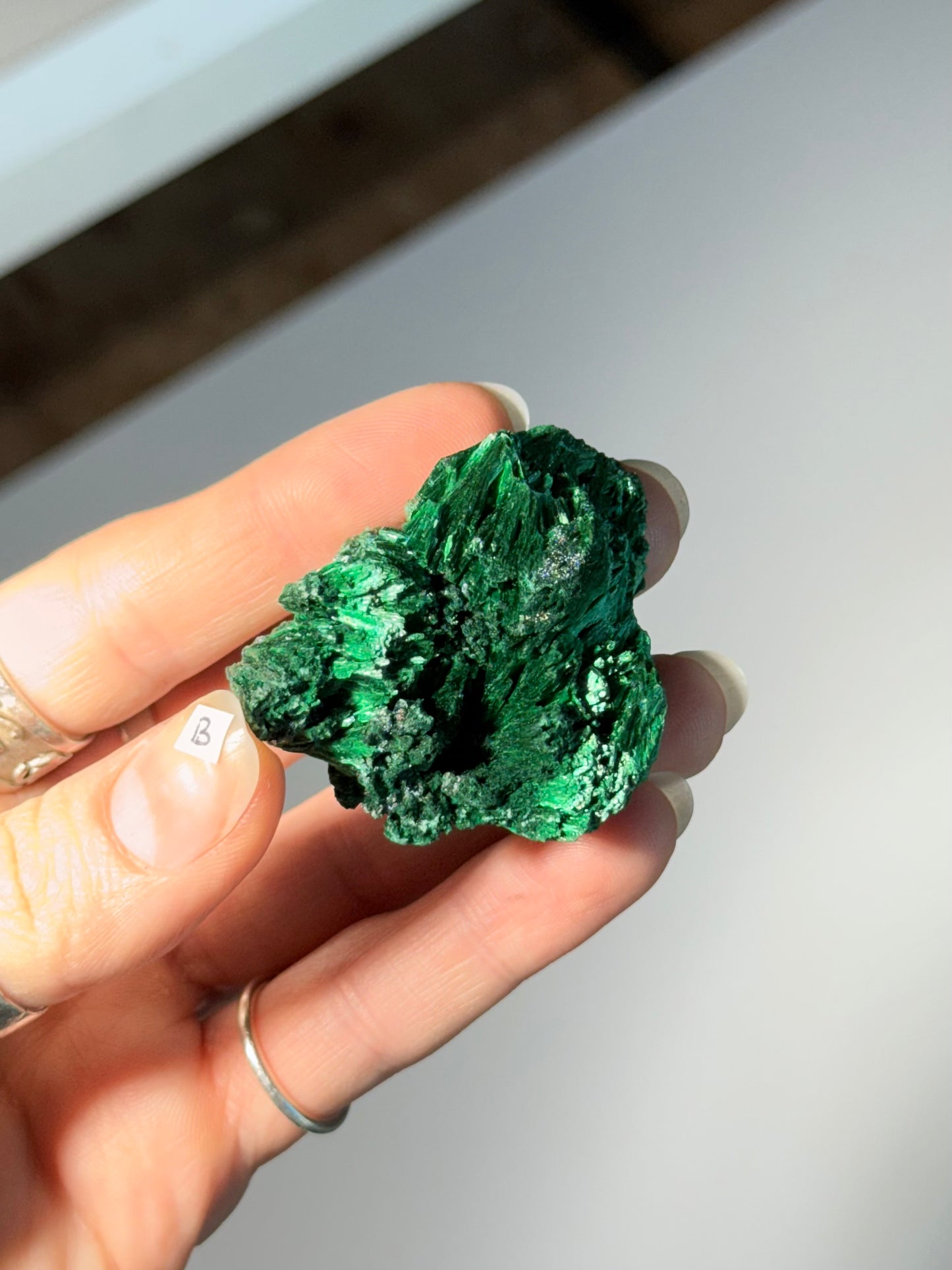 Raw Malachite ( B )