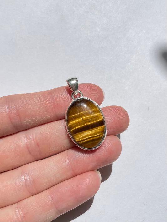 Yellow Tiger Eye Pendant